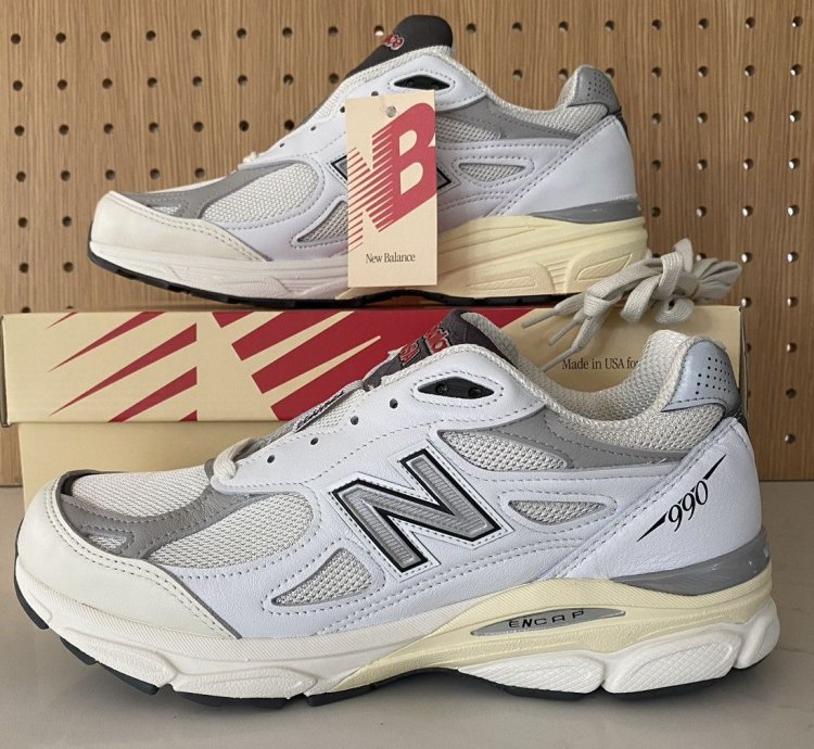 New Balance 990v3 Teddy Santis Aime Leon Dore Sea Salt White