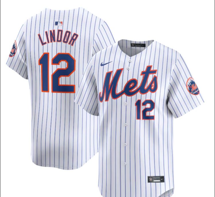 New York Mets 12 Francisco Lindor Jersey Stitched White