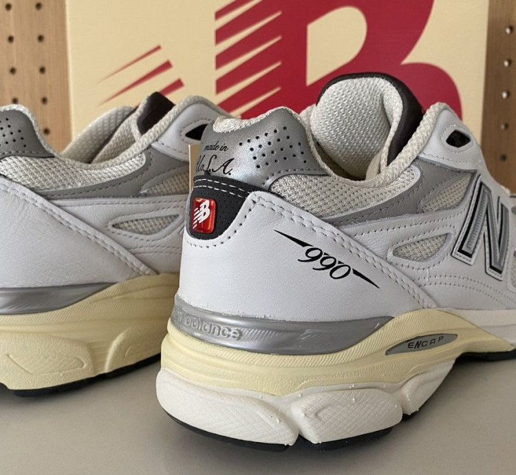 New Balance 990v3 Teddy Santis Aime Leon Dore Sea Salt White