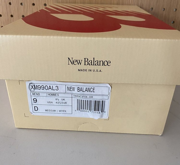 New Balance 990v3 Teddy Santis Aime Leon Dore Sea Salt White