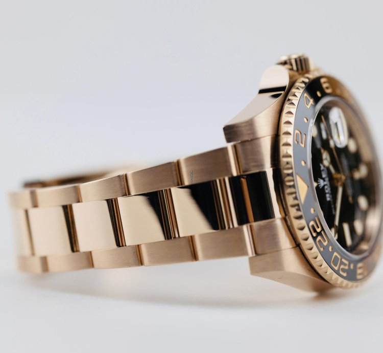 Rolex Gmt-master Ii 2024 Gmt Master Ii Full Rose Gold Rootbeer 126715chnr