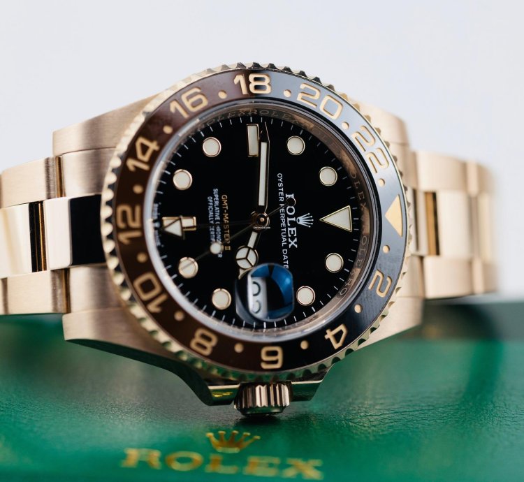 Rolex Gmt-master Ii 2024 Gmt Master Ii Full Rose Gold Rootbeer 126715chnr