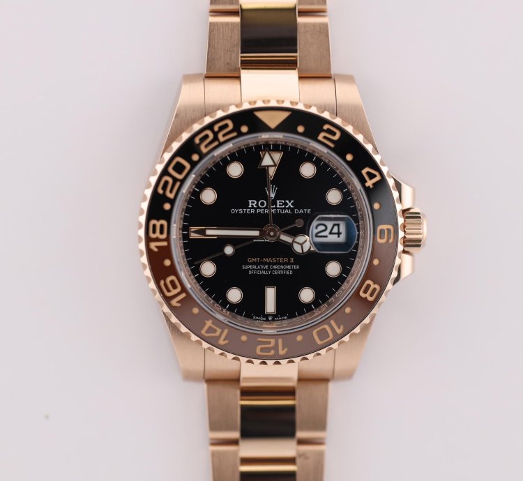 Rolex Gmt-master Ii 2024 Gmt Master Ii Rootbeer Rose Gold 126715chnr