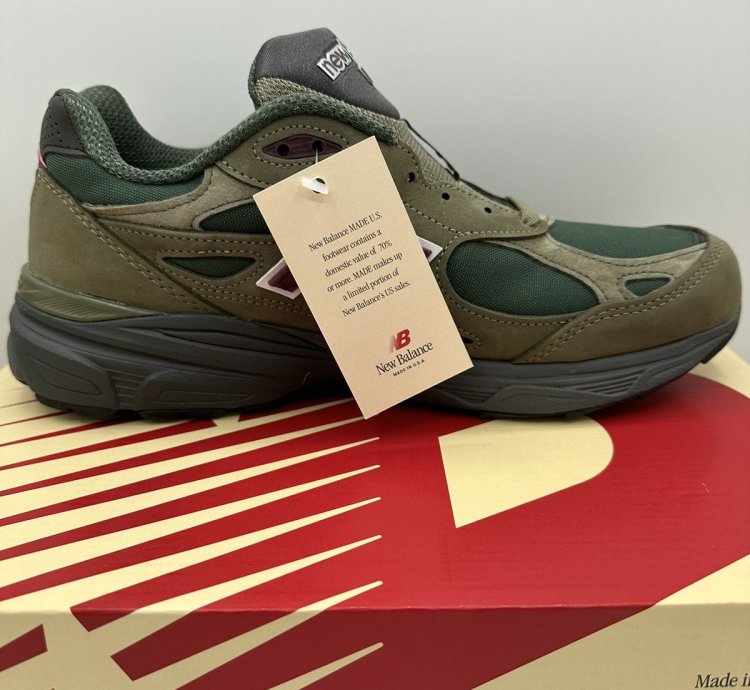 New Balance 990v3 Teddy Santis Green Purple