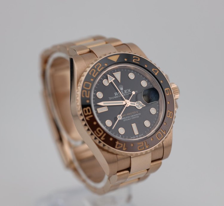 Rolex Gmt-master Ii 2024 Gmt Master Ii Rootbeer Rose Gold 126715chnr