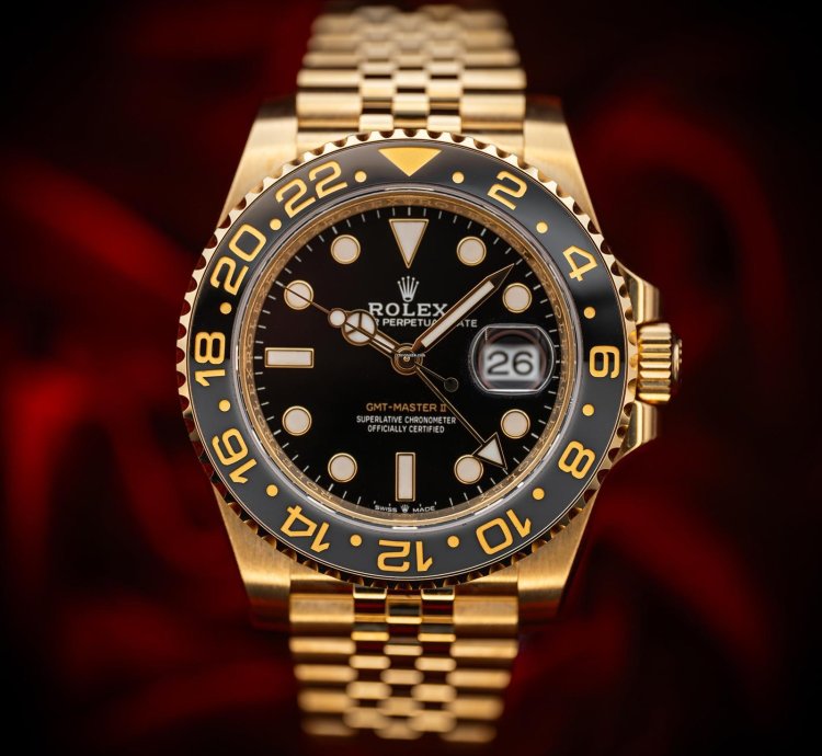 Rolex Gmt-master Ii 2024 Gmt-master Ii 18k Yellow Gold Jubilee 40mm 126718grnr Complete Set Bnib