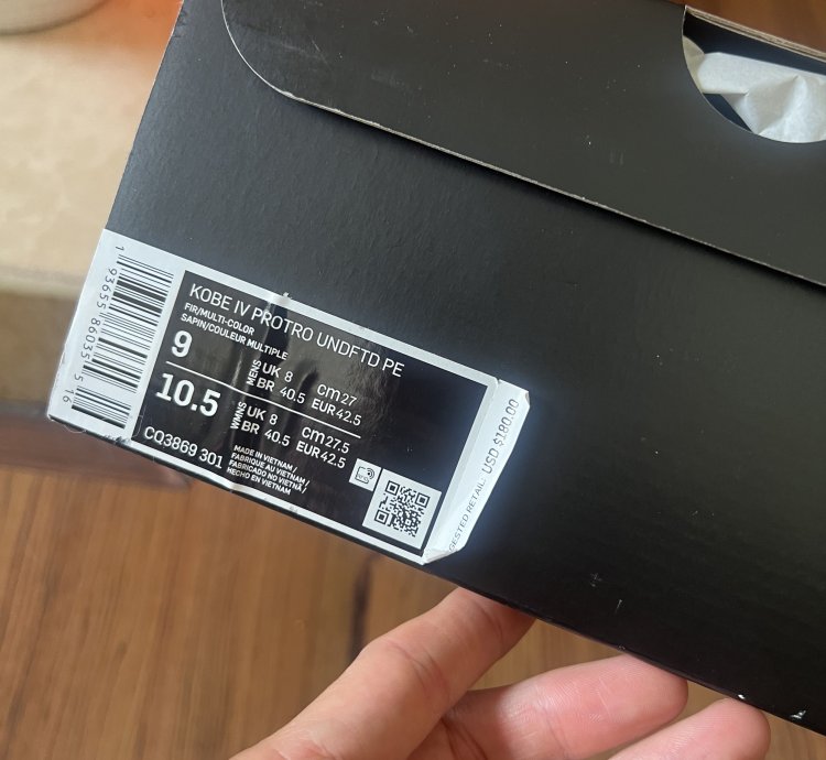 Kobe Iv 4 Protro Nike Undefreated