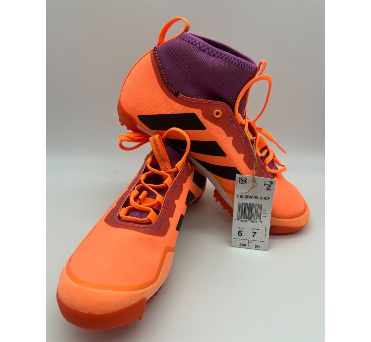 Adidas The Gravel Shoe Gx1665 Shoe Orange Purple M6 W7