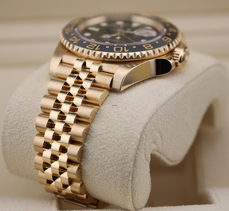 Rolex Gmt-master Ii 2024 Gmt-master Ii Black Dial 18k Gold Jubilee 126718grnr Full Set
