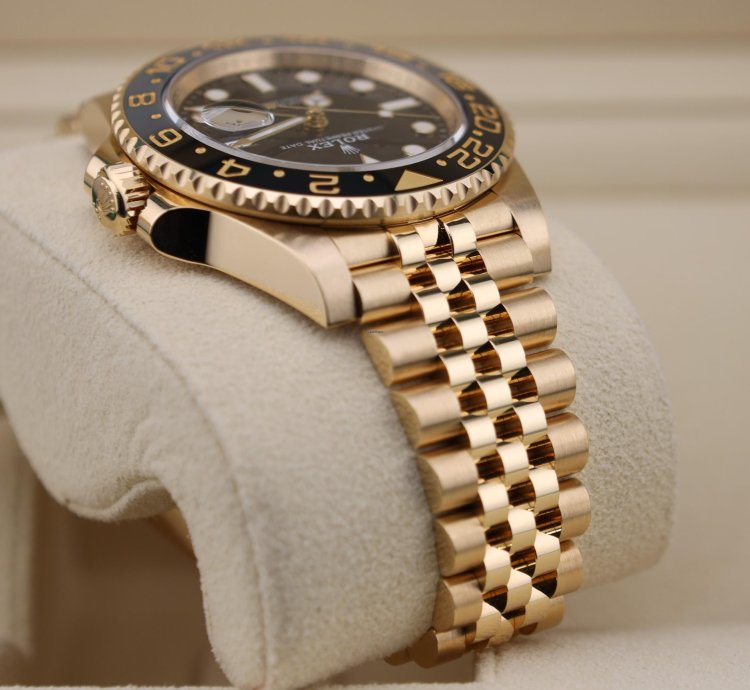 Rolex Gmt-master Ii 2024 Gmt-master Ii Black Dial 18k Gold Jubilee 126718grnr Full Set