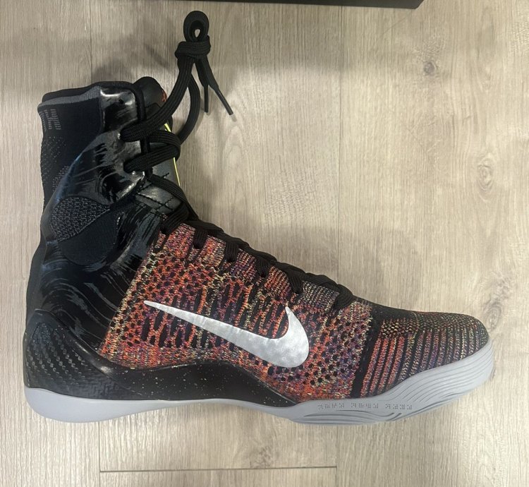 Kobe Ix Elite High Protro Black Metallic Silver