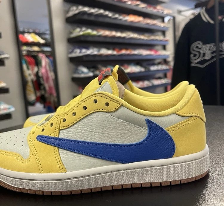 Air Jordan 1 Retro Low Og Sp Travis Scott Canary
