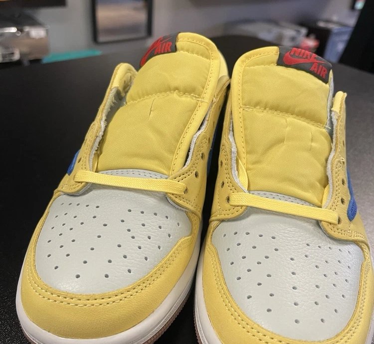 Air Jordan 1 Retro Low Og Sp Travis Scott Canary