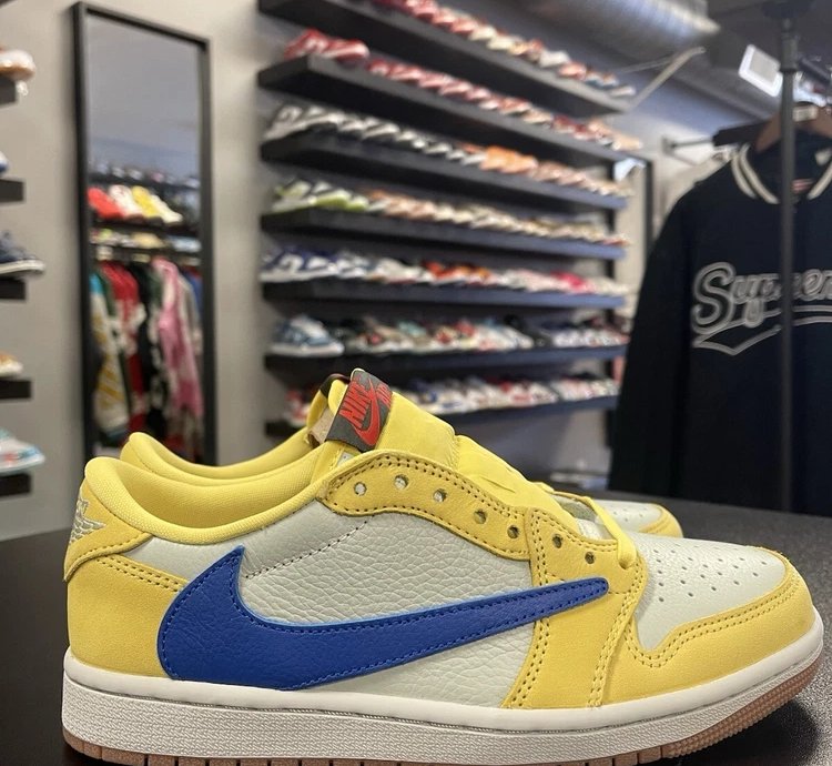 Air Jordan 1 Retro Low Og Sp Travis Scott Canary