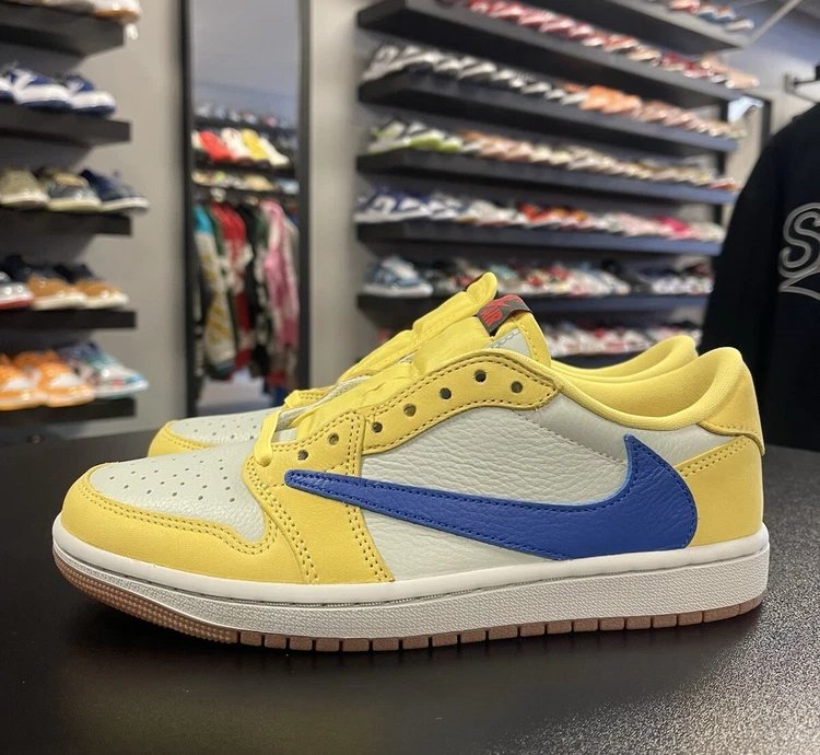 Air Jordan 1 Retro Low Og Sp Travis Scott Canary