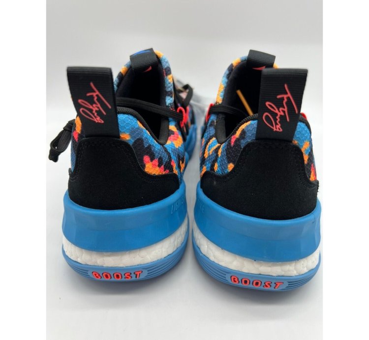 Adidas Trae Young 1 Pixel Black Blue Multi Men Size 12