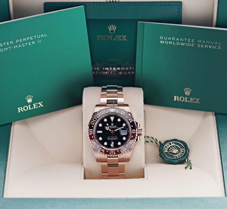 Rolex Gmt-master Ii 2025 New Rootbeer Everose Gold 126715chnr