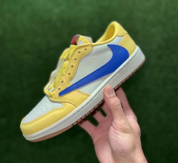 Air Jordan 1 Retro Low Og Sp Travis Scott Canary