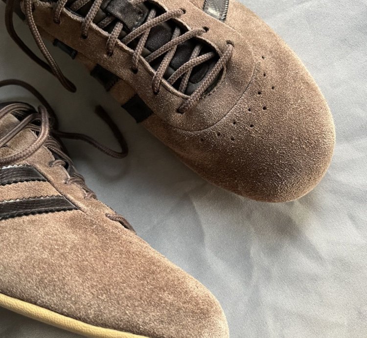Adidas Tuscany Style Goodyear Suede Brown Y2k Racing Sneaker