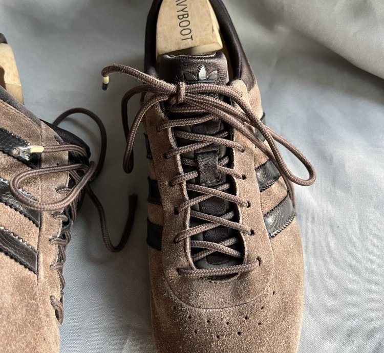 Adidas Tuscany Style Goodyear Suede Brown Y2k Racing Sneaker