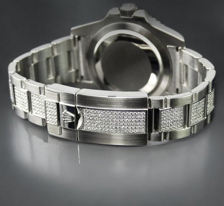 Rolex Gmt-master Ii 40 Mm Oyster Custom Diamond-set - Iced Out