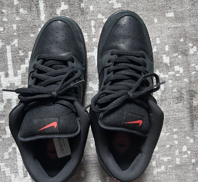 Nike Sb Jeff Staples Dunk Low Black Pigeon