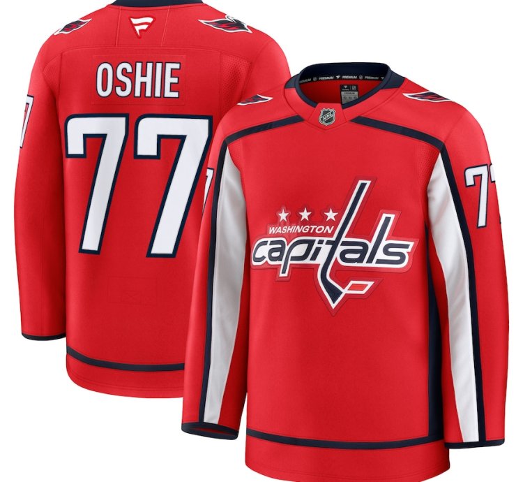 Washington Capitals 77 Tj Oshie Home Premium Jersey Red