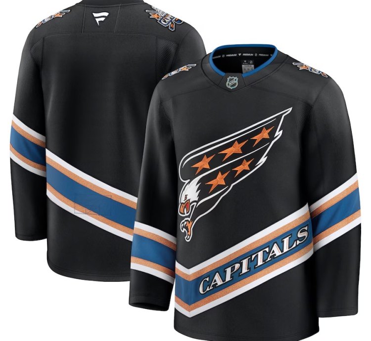 Washington Capitals Alternate 50th Anniversary Premium Jersey Black