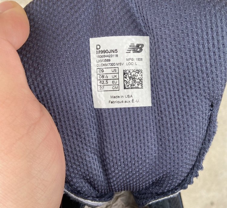 New Balance 990v5 Junya Watanabe Navy