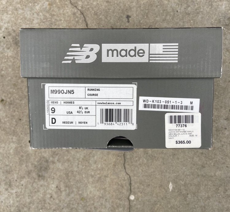 New Balance 990v5 Junya Watanabe Navy
