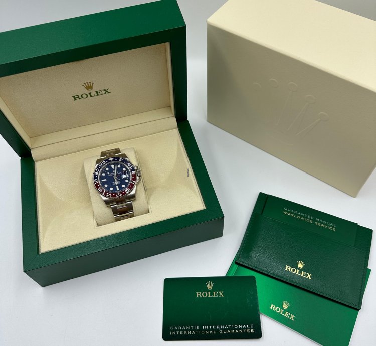 Rolex Gmt-master Ii 40mm Blue Dial