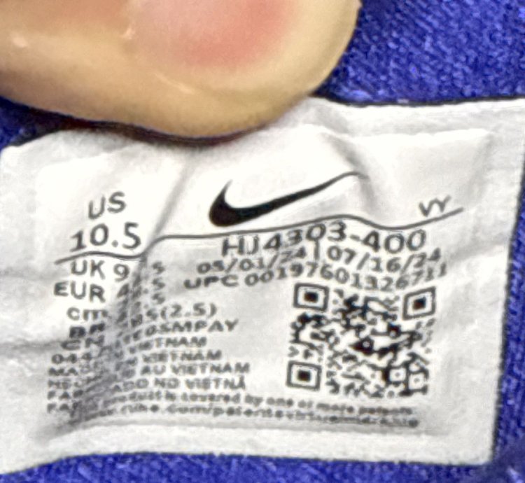 Kobe Ray Size 10 5 hj4303-400 Clean