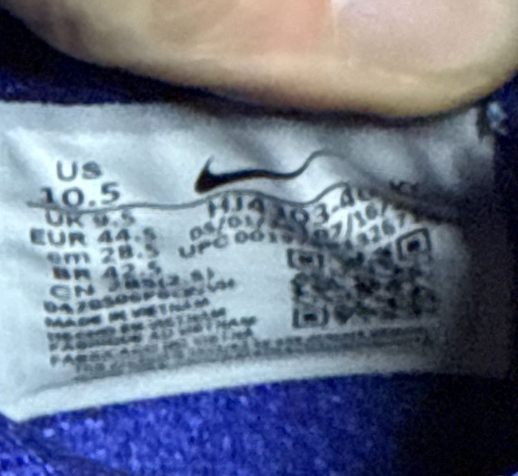 Kobe Ray Size 10 5 hj4303-400 Clean