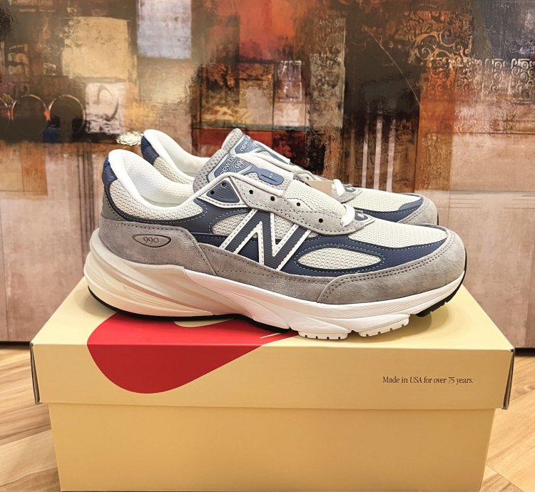 New Balance 990v6 Grey Day Marblehead Vintage Indigo