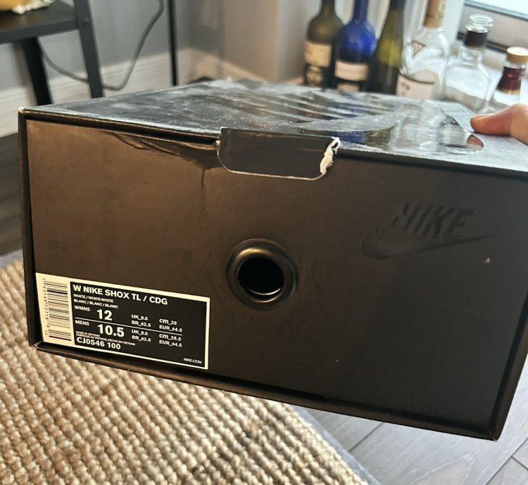 Nike Shox Tl Comme Des Gar Ons White