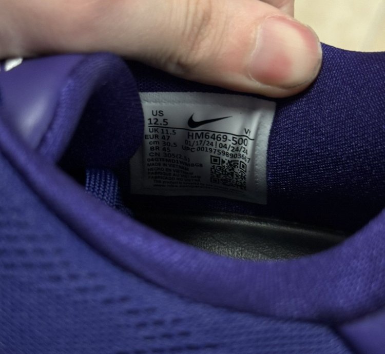 Kobe Viii 8 Protro Tb Purple Size 12 5 Hm6469-500 Pe