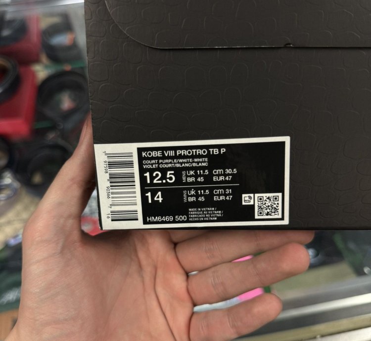 Kobe Viii 8 Protro Tb Purple Size 12 5 Hm6469-500 Pe