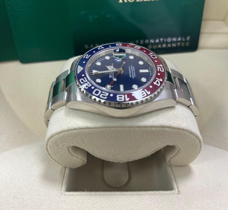 Rolex Gmt-master Ii 40mm White Gold Pepsi - Blue Dial - Oyster Bracelet 126719blro