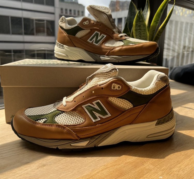 New Balance 991 Aime Leon Dore Miuk Tan