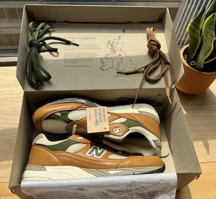 New Balance 991 Aime Leon Dore Miuk Tan