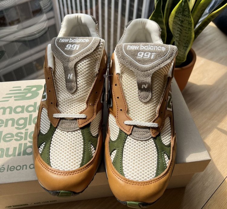 New Balance 991 Aime Leon Dore Miuk Tan