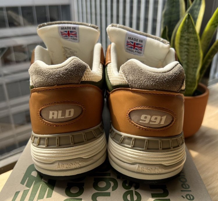 New Balance 991 Aime Leon Dore Miuk Tan