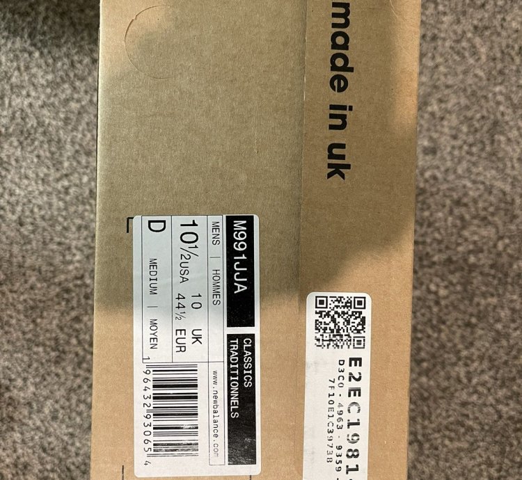 New Balance 991 Jjjjound