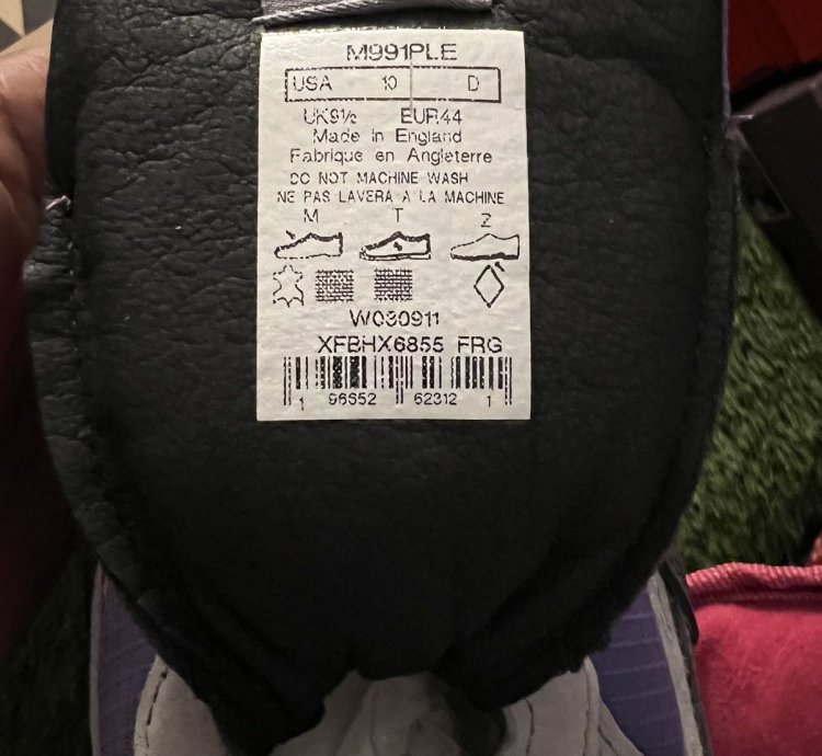 New Balance 991 Miuk Palace Purple
