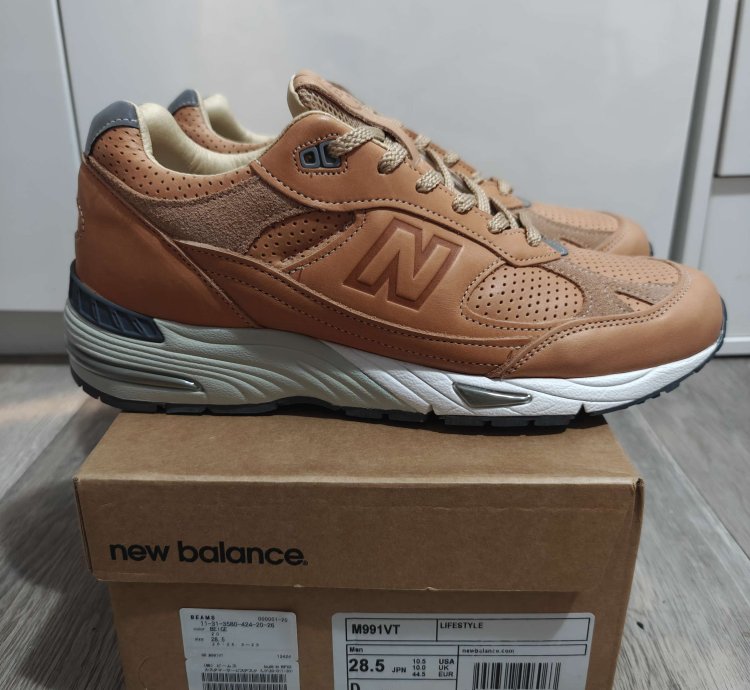 New Balance 991 Vt Size 10 5 Vachetta Tan