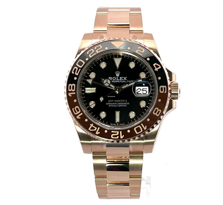 Rolex Gmt-master Ii Everose-gold 126715chnr Vollverklebt Aus 2021