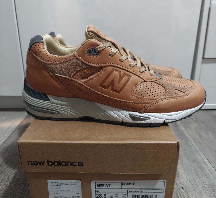 New Balance 991 Vt Size 10 5 Vachetta Tan
