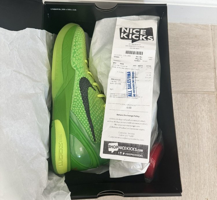 Nike Zoom Kobe 6 Protro Grinch 10 Mambacita Camo Reverse