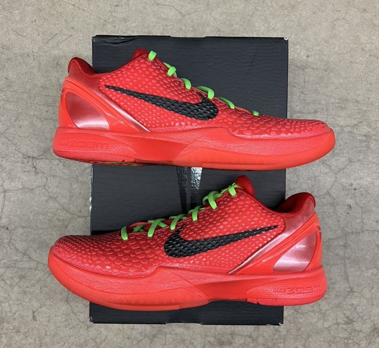 Nike Zoom Kobe 6 Protro Reverse Grinch Size 9 5