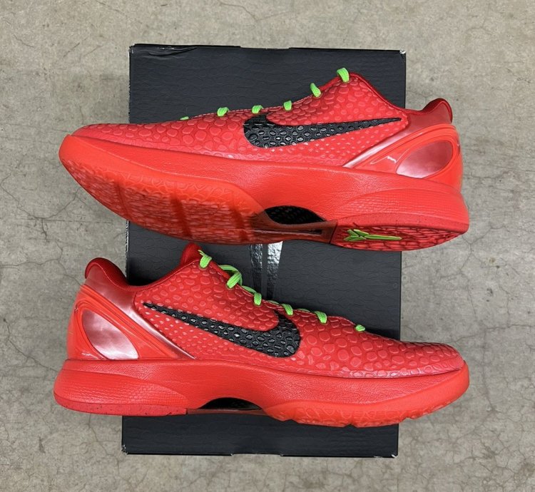 Nike Zoom Kobe 6 Protro Reverse Grinch Size 9 5
